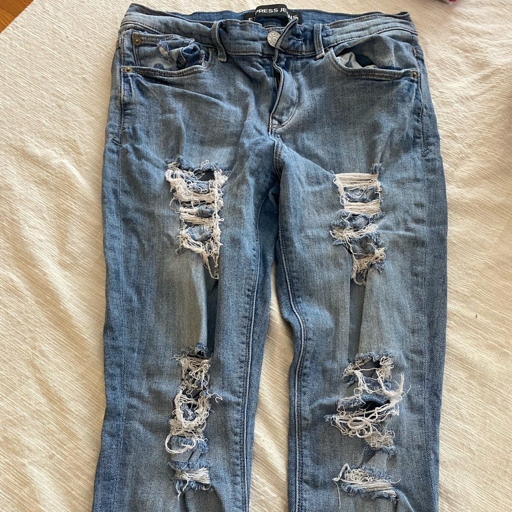 Express de-stressed jeans